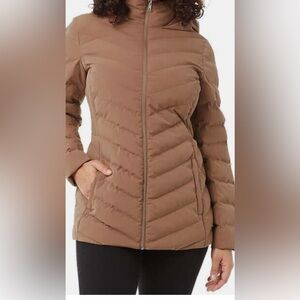 Women’s 32 Degrees Heat Puffer Soft Jacket Coat Size L Black